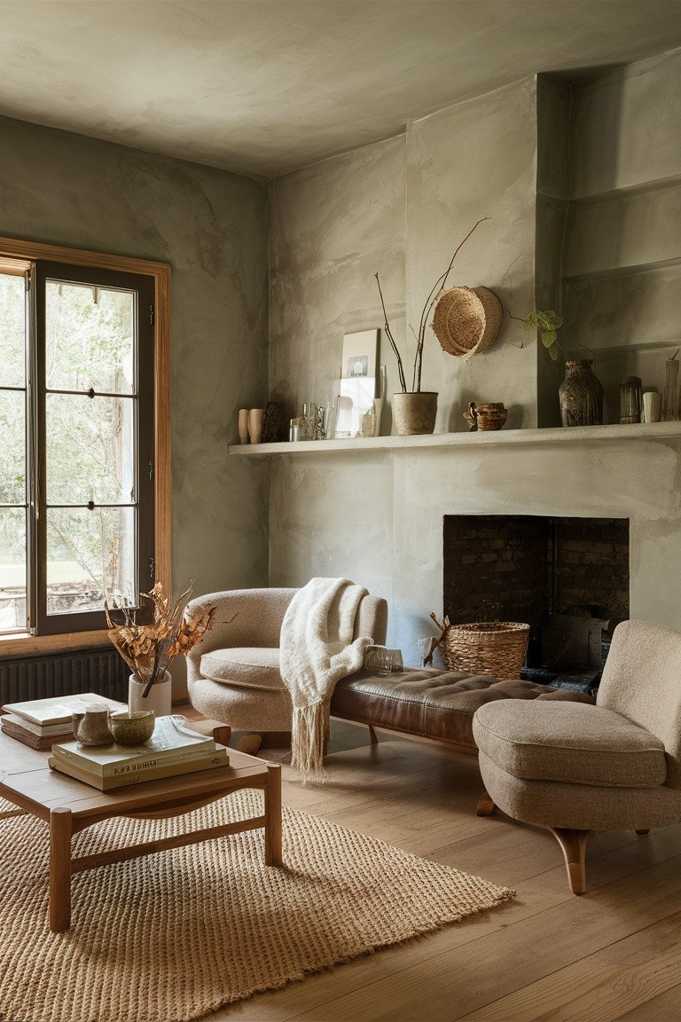 Nature-Inspired Plaster Walls