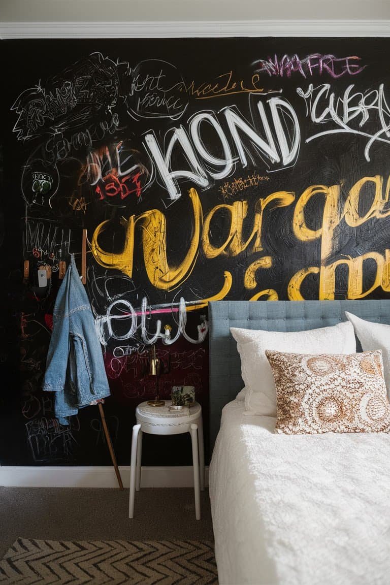 Interactive Chalkboard Wall