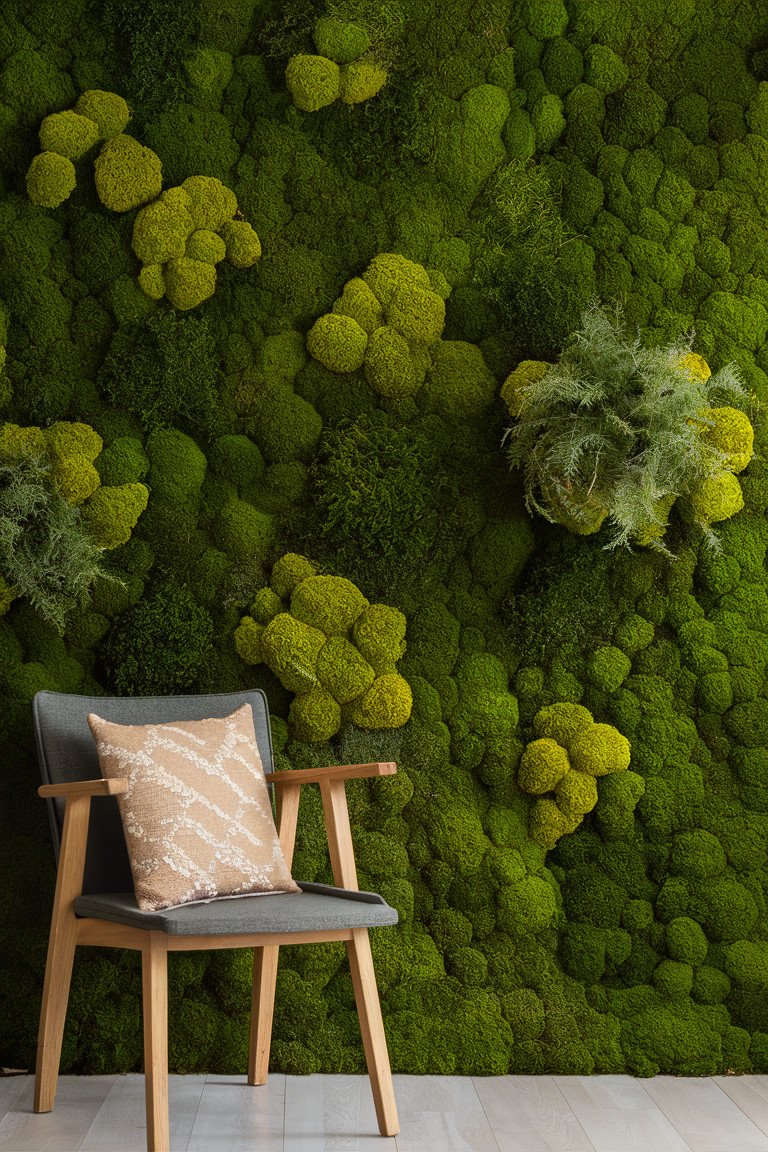 Eco-Friendly Moss Wall