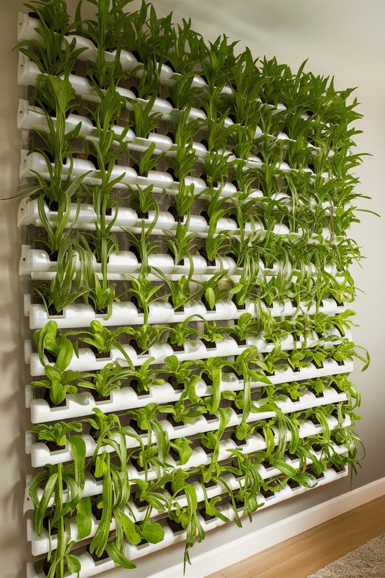 Vertical Hydroponic Wall Garden