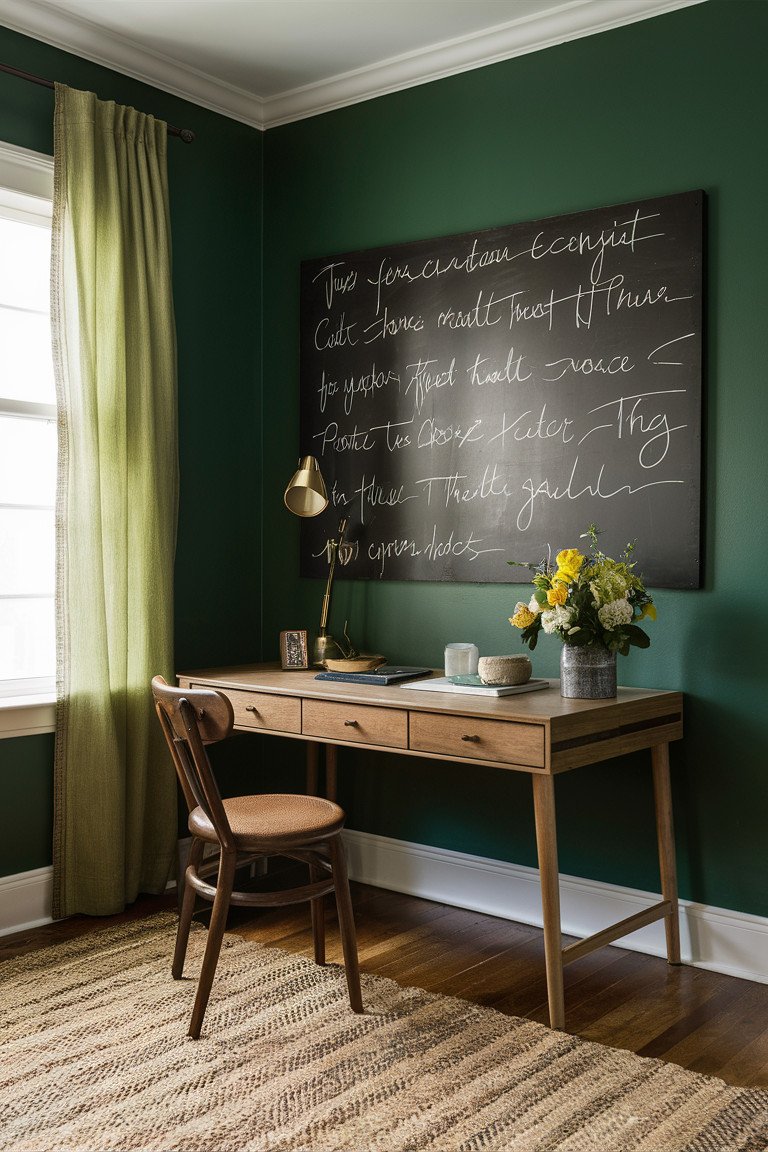 Chalkboard Paint Accent Wall