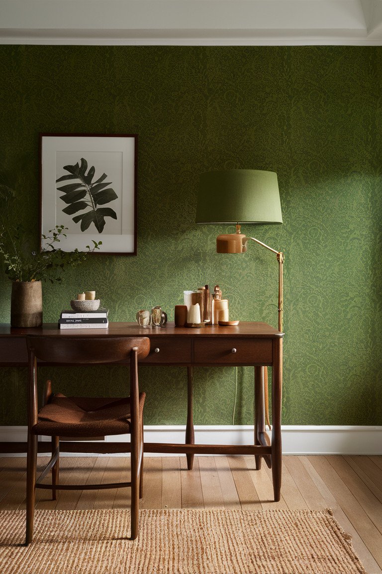 Bold Green Wallpaper