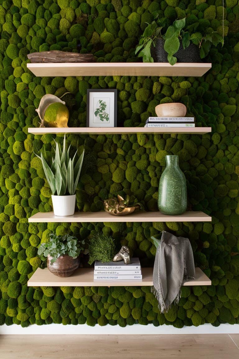 Moss-Covered Shelves