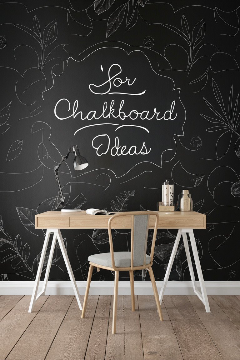 Chalkboard Walls for Creative Minds