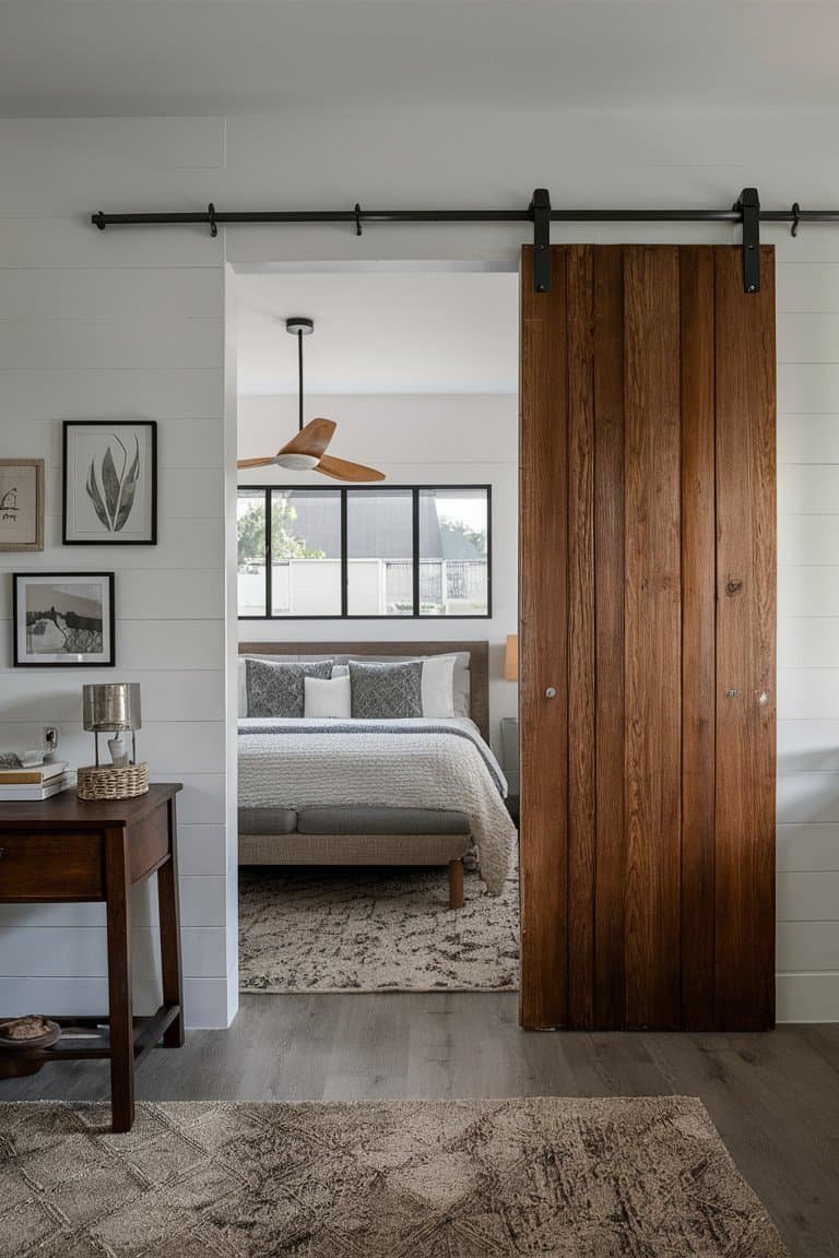 Sliding Barn Doors: A Rustic Charm