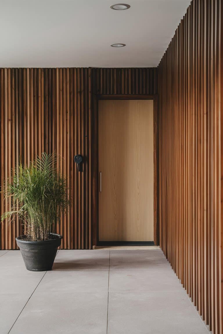 Wooden Paneling for Warmth