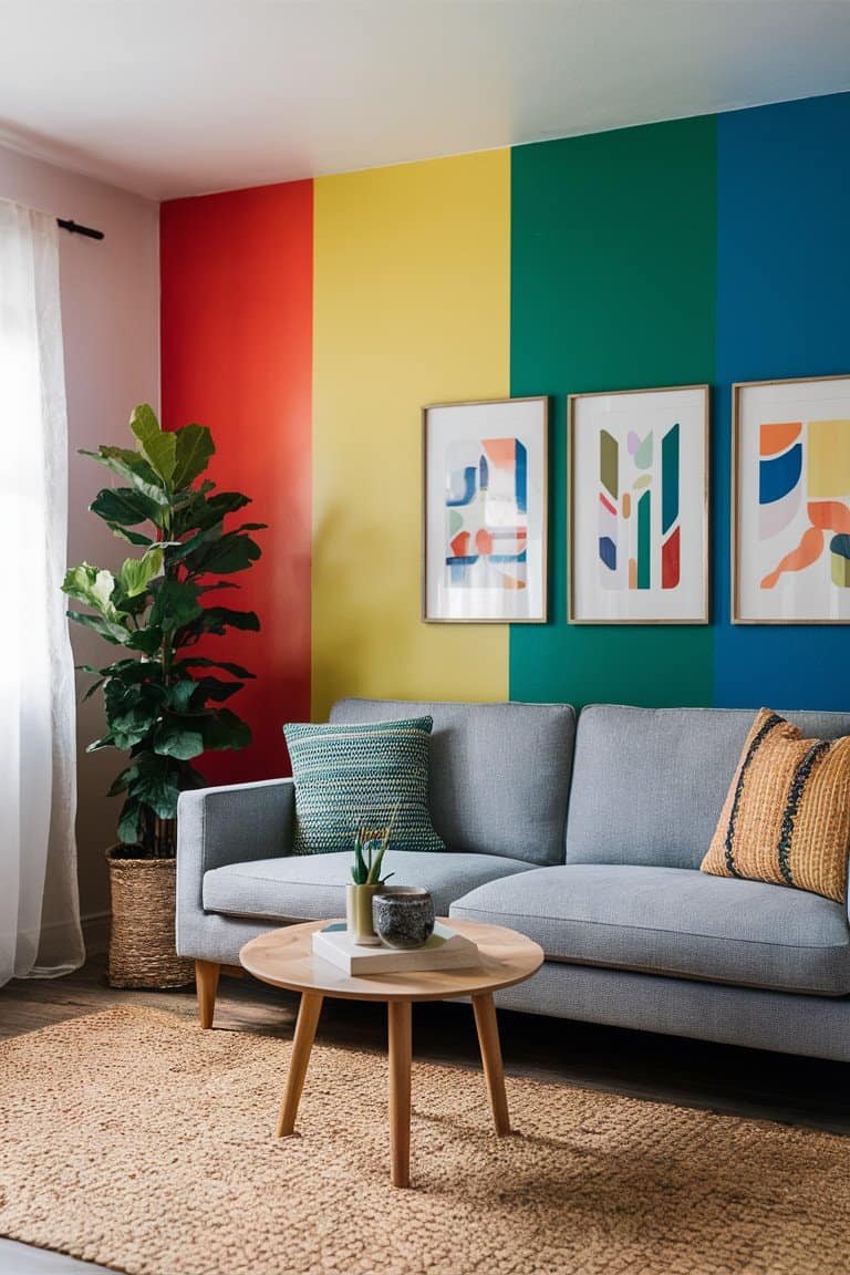 Colorful Accent Wall