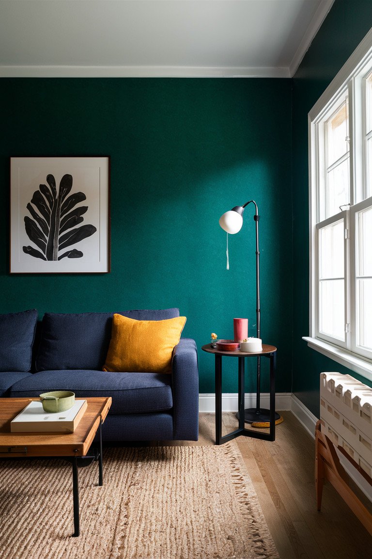 Bold Jewel Tones for a Statement Room