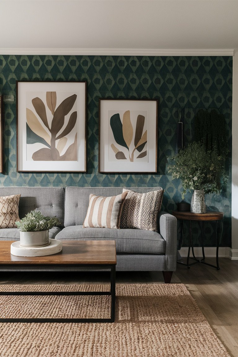 Bold Wallpaper Accents