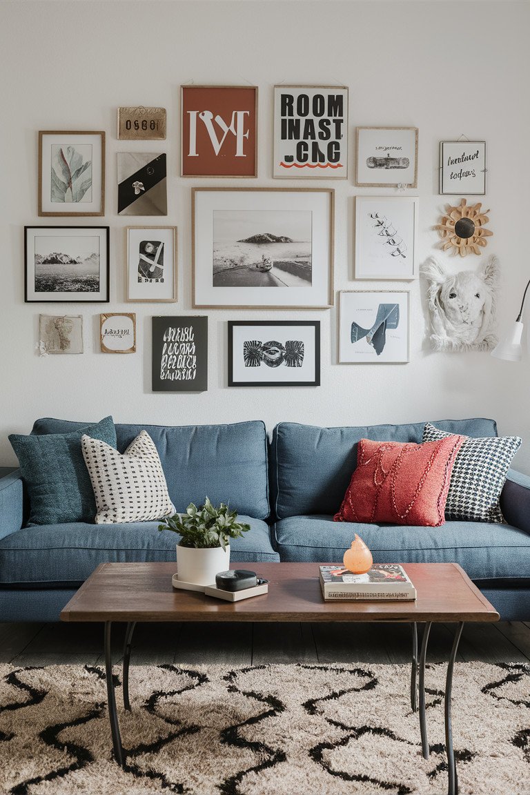 Playful Gallery Wall