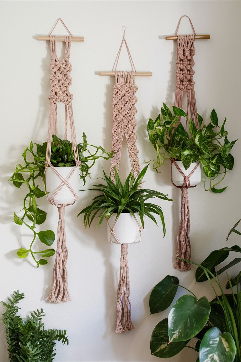 Macramé Plant Hangers Macramé Plant Hangers