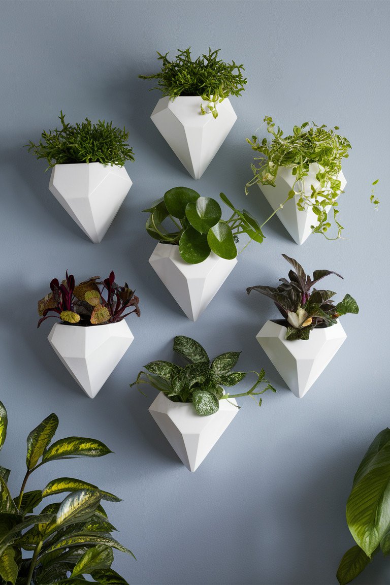 Geometric Wall Planters