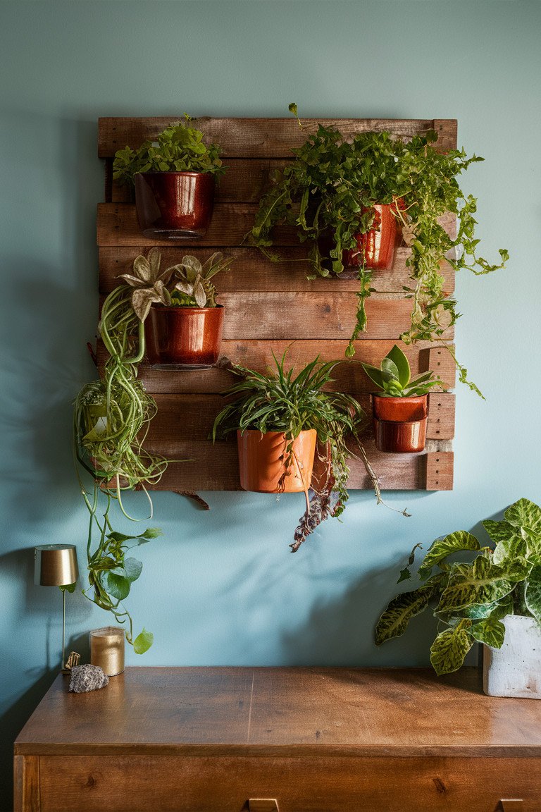 Rustic Wooden Planter Boxes