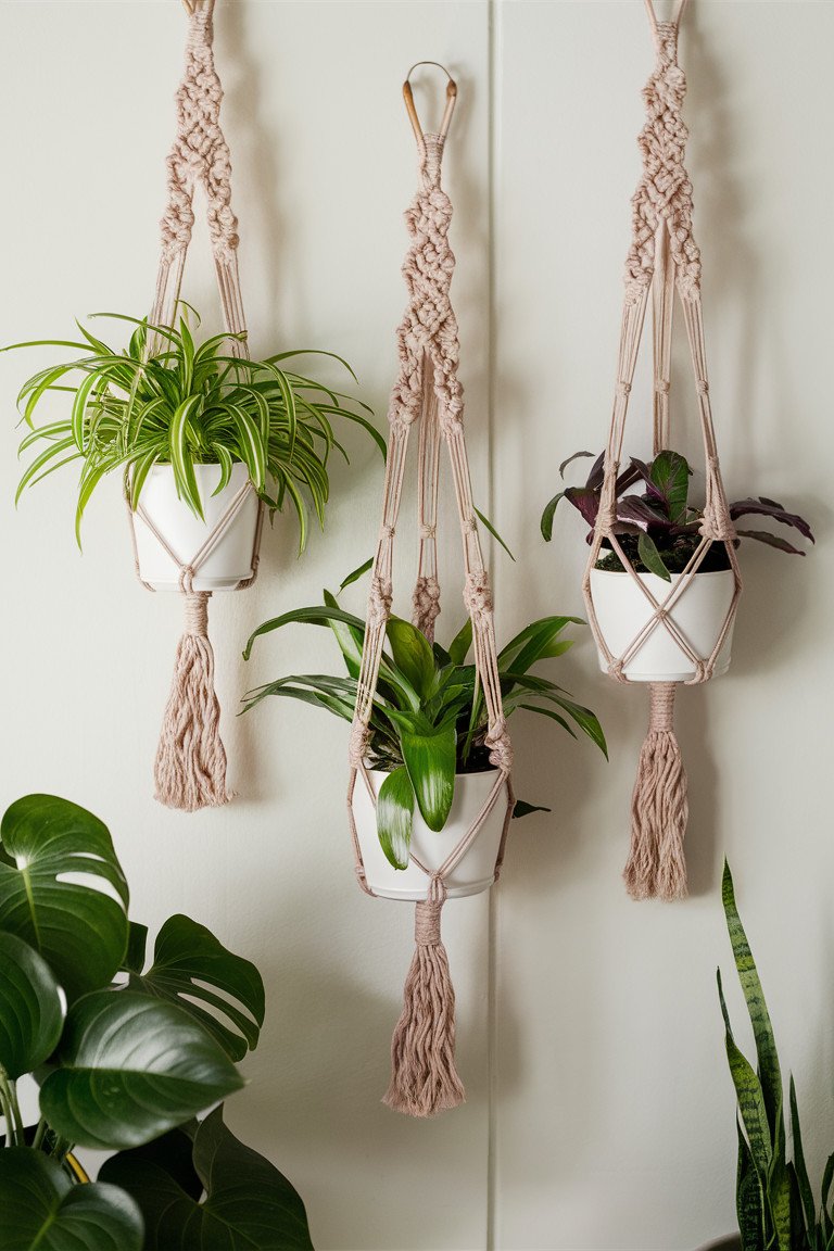 Macramé Hanging Planters