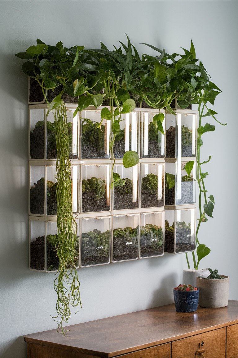 Wall-Mounted Terrariums