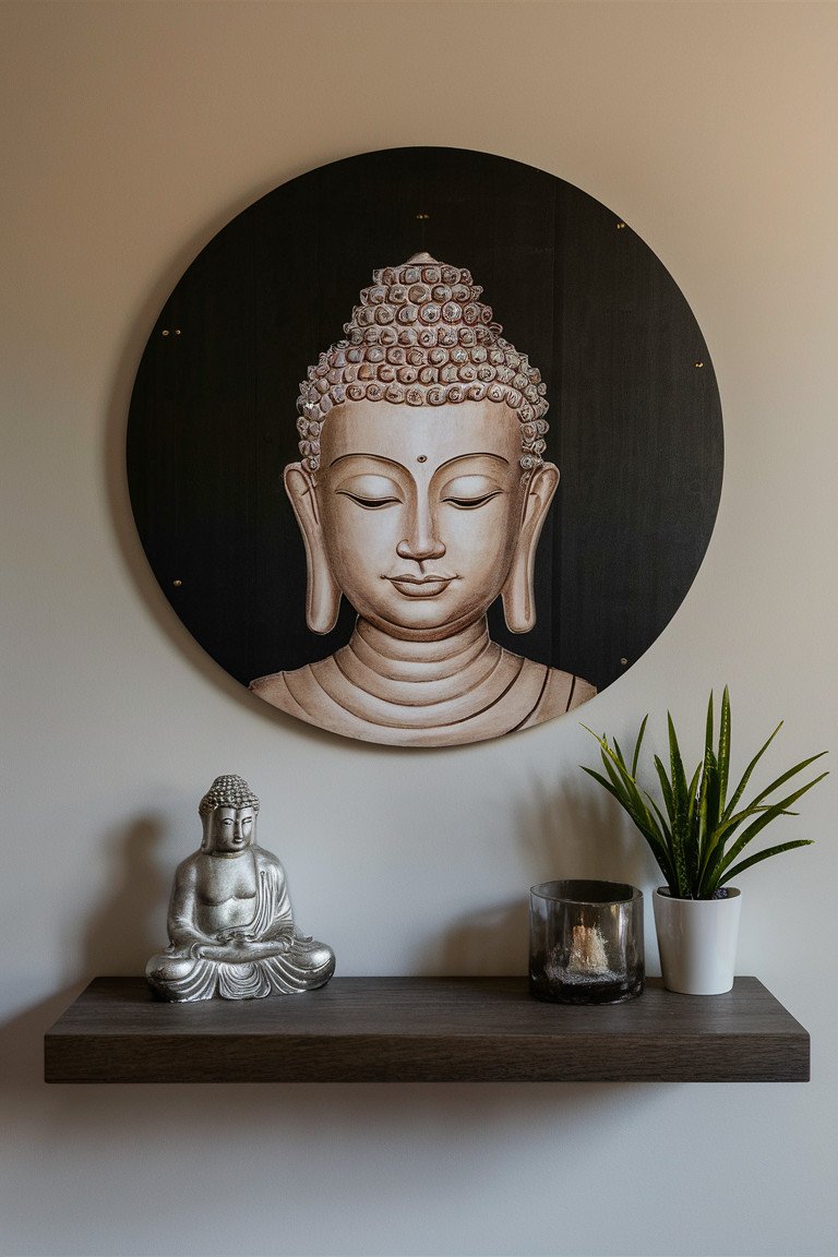 Floating Shelf Buddha Shrine