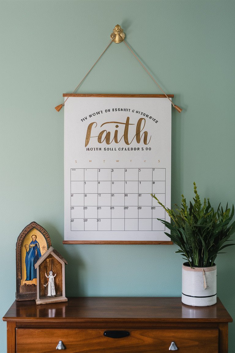 Faith-Themed Wall Calendar