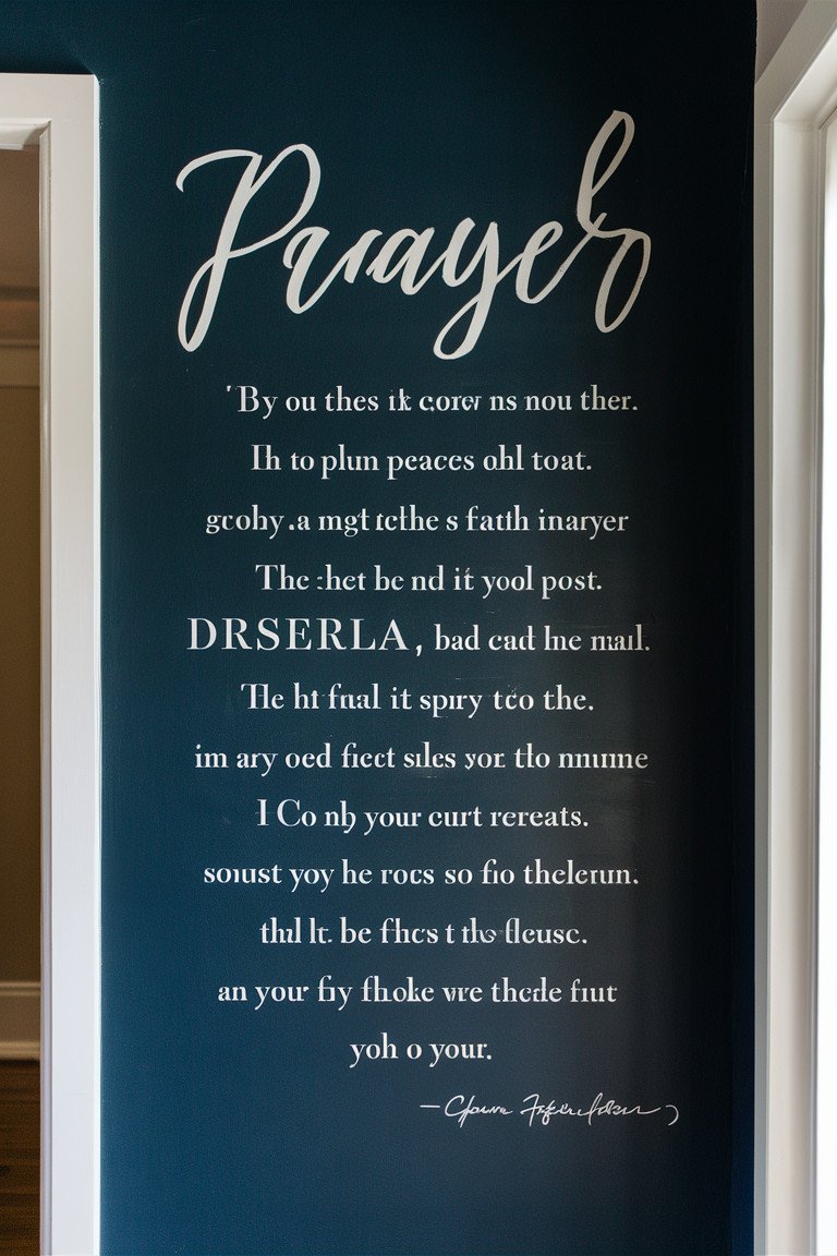 Custom Family Prayer Wall