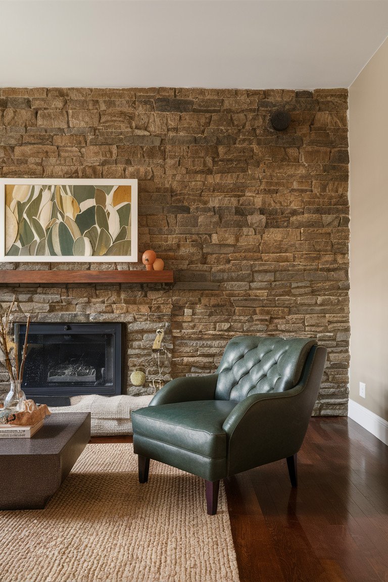 Natural Stone Accent Wall