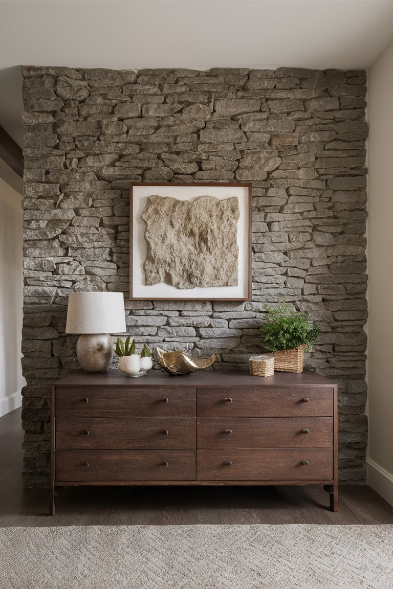 Textured Stone Wall Art