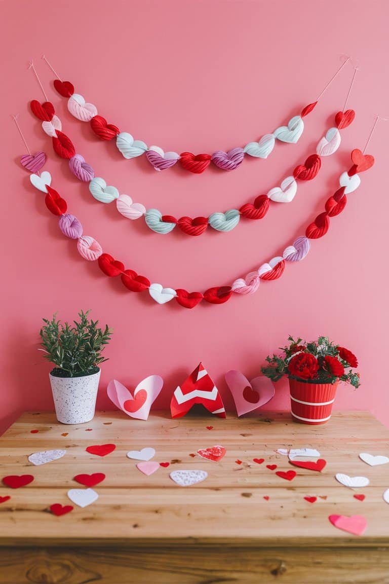 Heartfelt Paper Chain Garlands