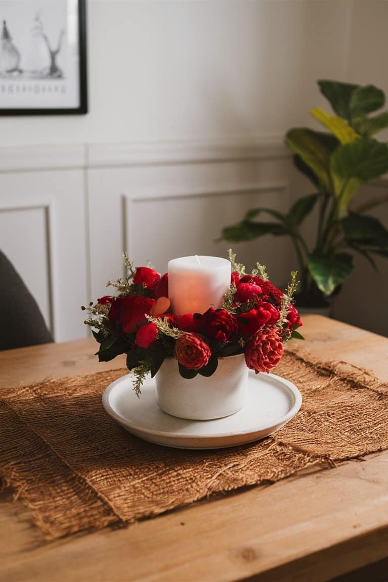 Cozy Candle Centerpiece