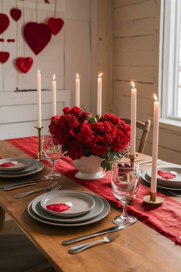 Candlelit Dinner Setup Candlelit Dinner Setup