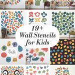 19+ Colorful Wall Stencils For Kids’ Bedrooms To Brighten Up Their Space colorful-wall-stencils-ccccc-30414