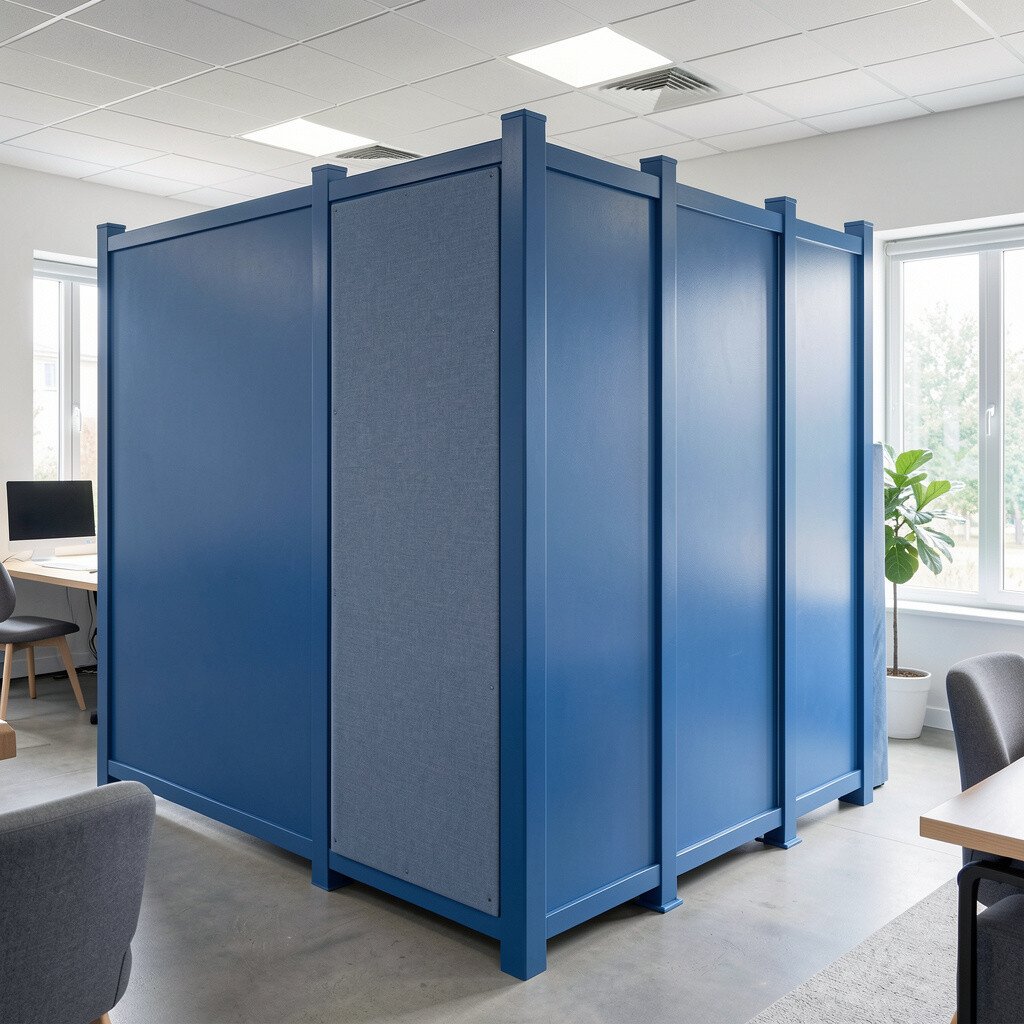 13+ Creative Blue Wall Partition Ideas For Shared Spaces
